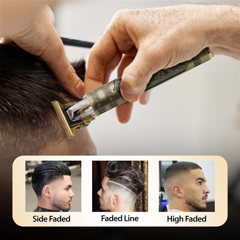 Dragon design ergonomic T-blade trimmer — photo 4