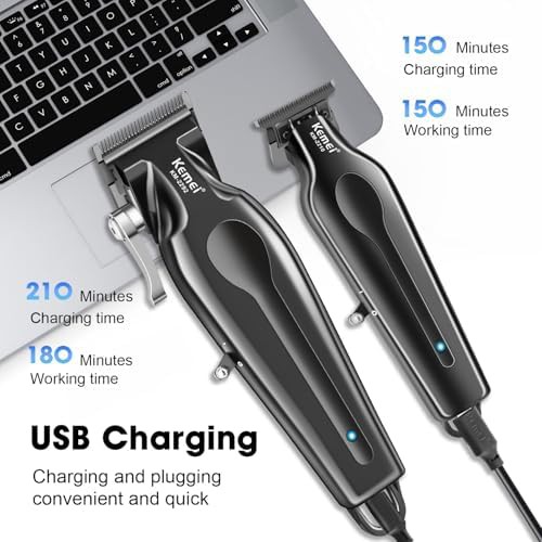 Professional Cordless Hair Clipper and Trimmer Set — photo 4