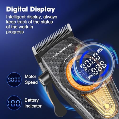 Barber Style Cordless Hair Clipper with LED — photo 5