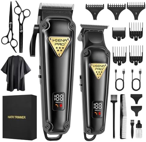 Cordless Barber Clippers with Adjustable Lever
