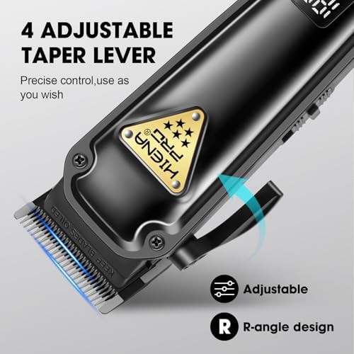 Cordless Barber Clippers with Adjustable Lever — photo 3
