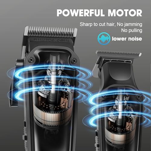 Cordless Barber Clippers with Adjustable Lever — photo 4