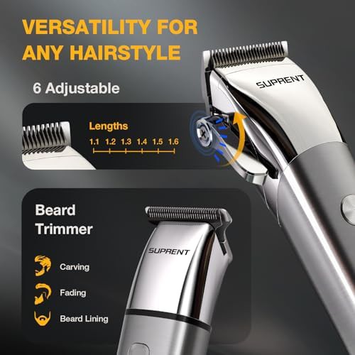 Waterproof low noise family hair clippers — photo 3