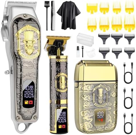 Professional Foil Shaver and Trimmer Kit