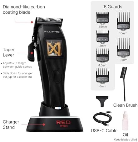 Black Vector Motor DLC Coated Clipper — photo 3