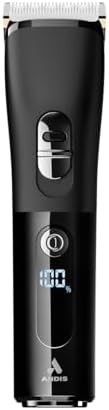 Black Cordless Clipper with Ceramic Blade and LED