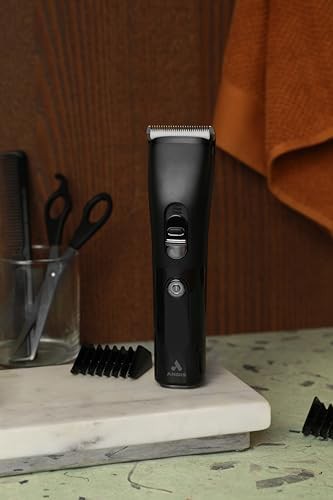 Black Cordless Clipper with Ceramic Blade and LED — photo 5