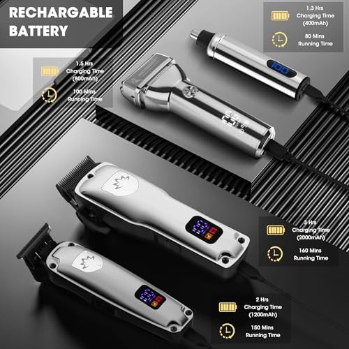 Silver foil shaver and nose trimmer set — photo 3