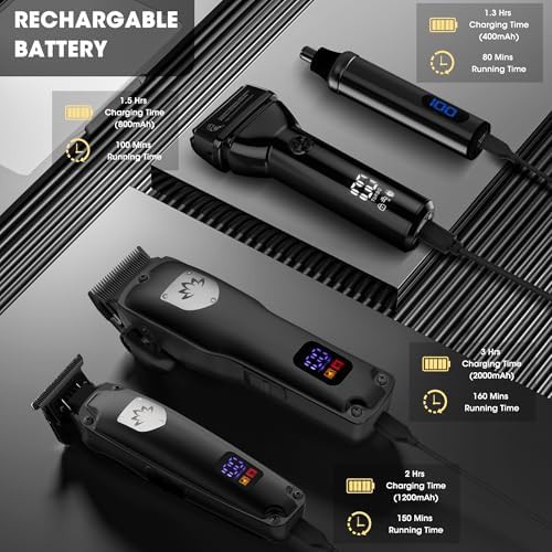 Black foil shaver and nose trimmer set — photo 3