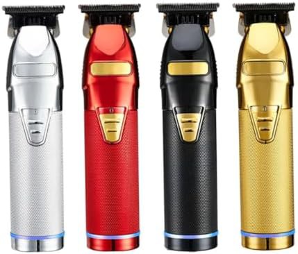Red Metal Cordless Hair Grooming Kit — photo 4