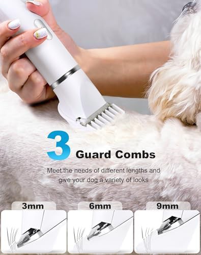 White three in one dog grooming kit — photo 4