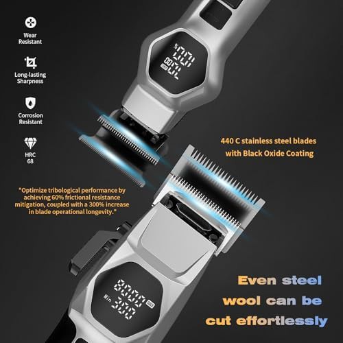 Brushless motor clippers with steel blades — photo 3