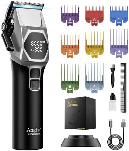 Five speed cordless black oxide clippers
