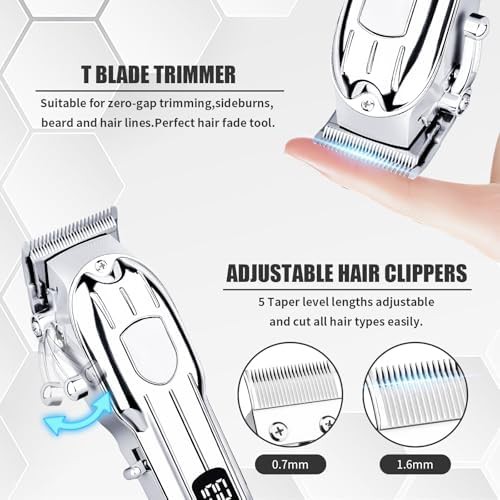 Professional electric hair clipper set for families — photo 4