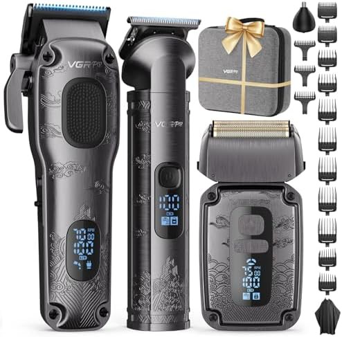 Three in One Beard Trimmer and Foil Shaver