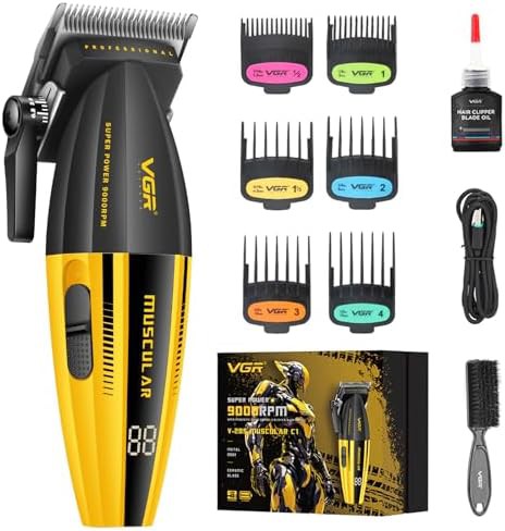 Lightweight Barber Kit with Magnetic Guards
