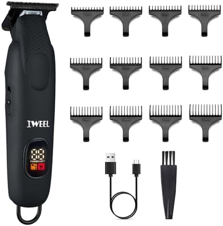 Electric T-blade beard and hair trimmer