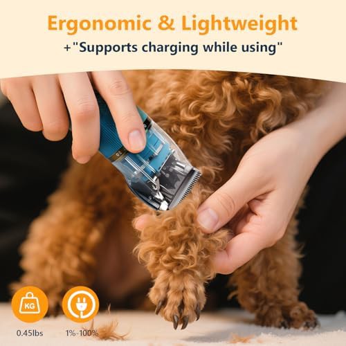 Titanium Blade Waterproof Pet Grooming Clipper — photo 3