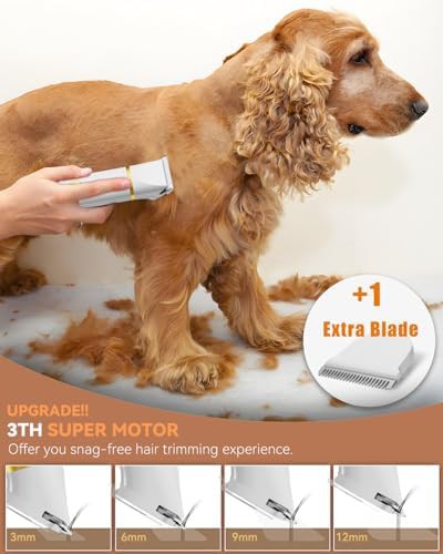 Ceramic blade pet grooming kit — photo 4