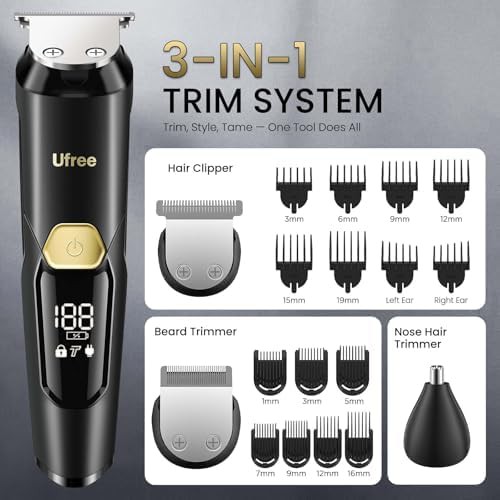 Waterproof Three in One Beard Trimmer and Razor — photo 5