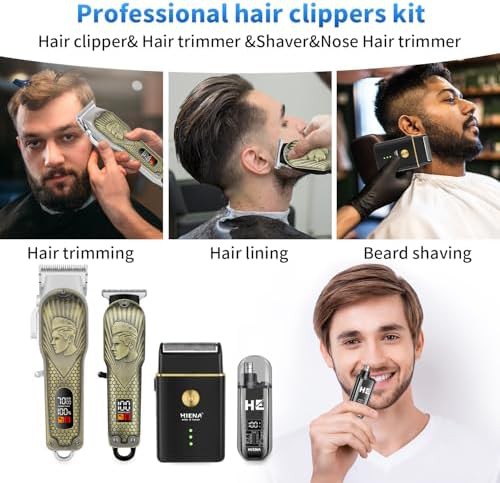 Professional Black Clipper and Trimmer Set — photo 4