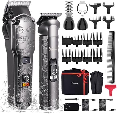 Professional Waterproof T-Blade Grooming Set