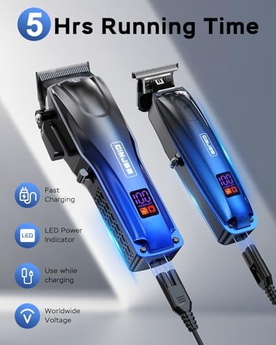 Cordless LED display clipper and trimmer — photo 3