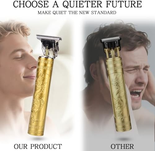 Gold professional cordless beard trimmer for men — photo 5