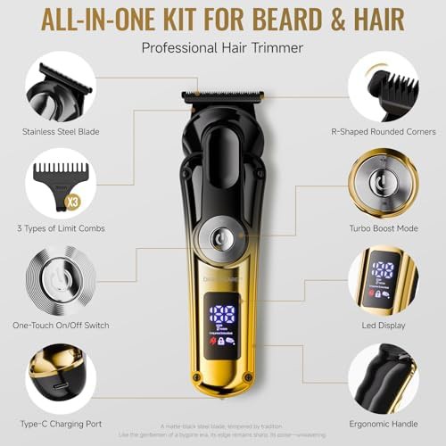 Zero gapped T-blade beard and hair trimmer — photo 5