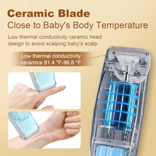 Silent Vacuum Baby Hair Clipper — photo 5