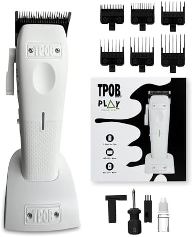 Mini play black and white cordless clippers