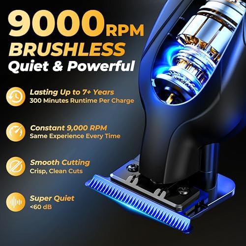 Brushless Motor T-Blade Trimmer with LED — photo 3
