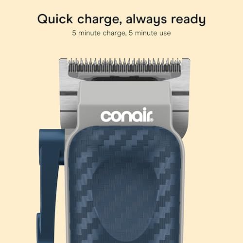 Rechargeable Hair Clippers with Color Coded Combs — photo 3
