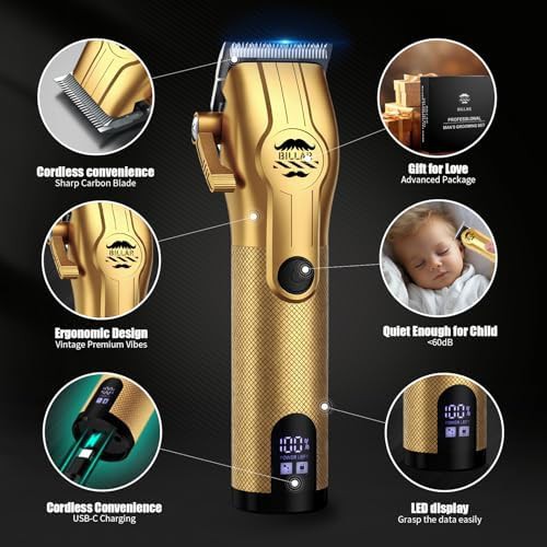 Golden Professional Barber Clippers and Shaver — photo 3