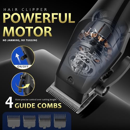 Four Piece Cordless Home Barber Kit — photo 3