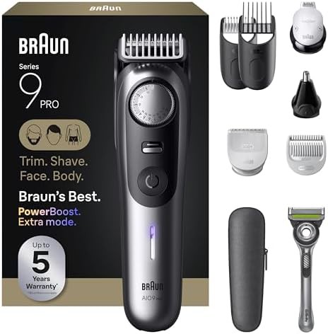 Professional series 9 trimmer with nose ear head