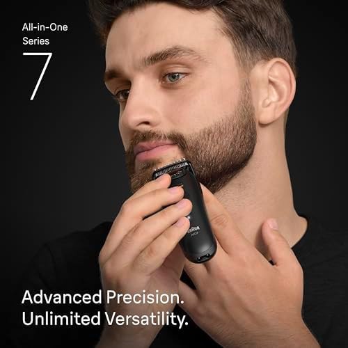 Electric beard trimmer with nose and ear attachment — photo 4