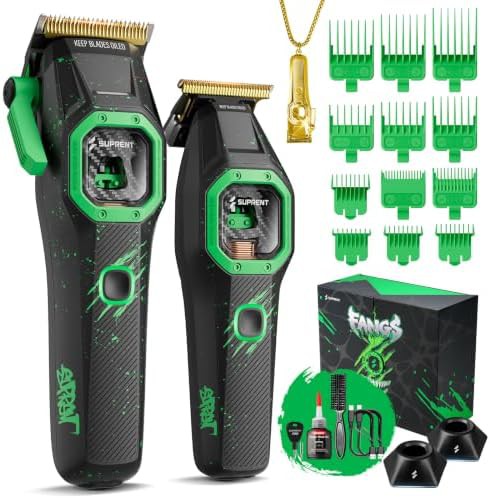 Fangs vector motor black barber clippers