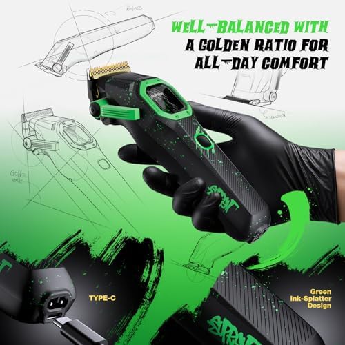 Fangs vector motor black barber clippers — photo 4