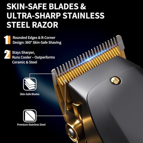 Hair clippers with color coded guards — photo 4