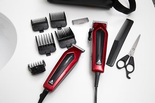 Red Corded Clipper and Trimmer Combo Kit — photo 3