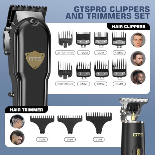 Black IPX7 Waterproof Cordless Haircut Kit — photo 3