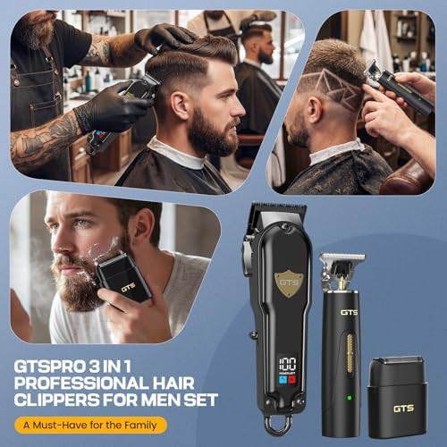Black IPX7 Waterproof Cordless Haircut Kit — photo 4