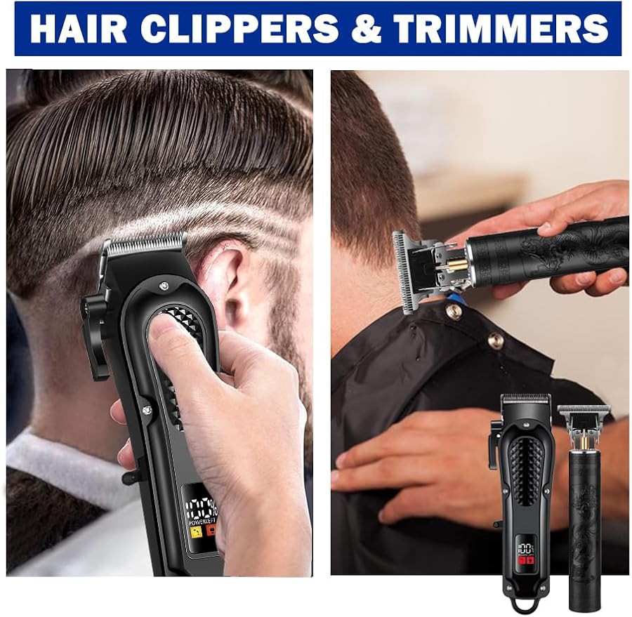 Cordless hair cutting kit with LED display — photo 3