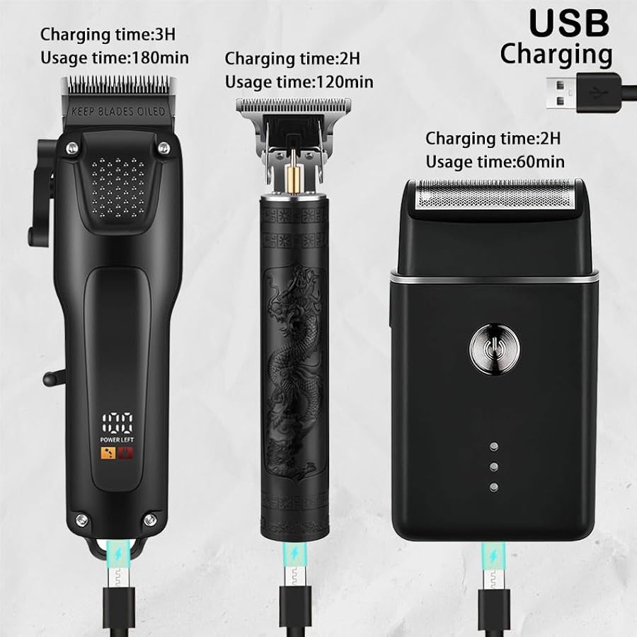 Three in one haircut kit with foil shaver — photo 4