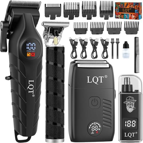 Waterproof Black Four in One Shaver Set