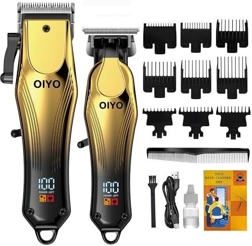 Low noise cordless titanium hair trimmer