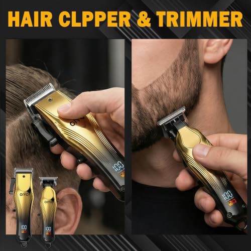 Low noise cordless titanium hair trimmer — photo 3