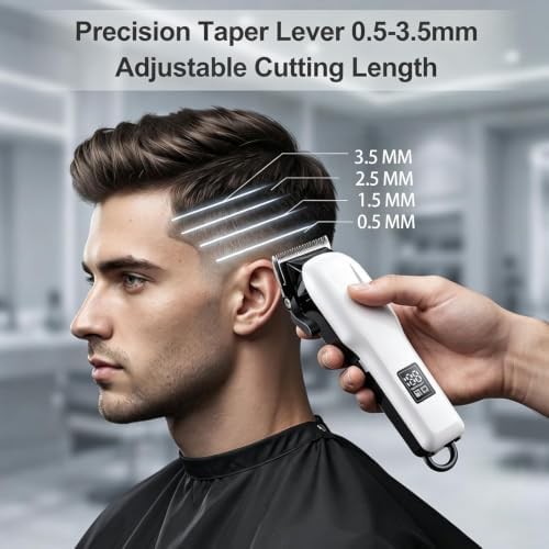 Cordless barber clippers for professional use — photo 3