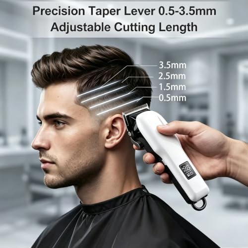 Cordless barber clippers for professional use — photo 5